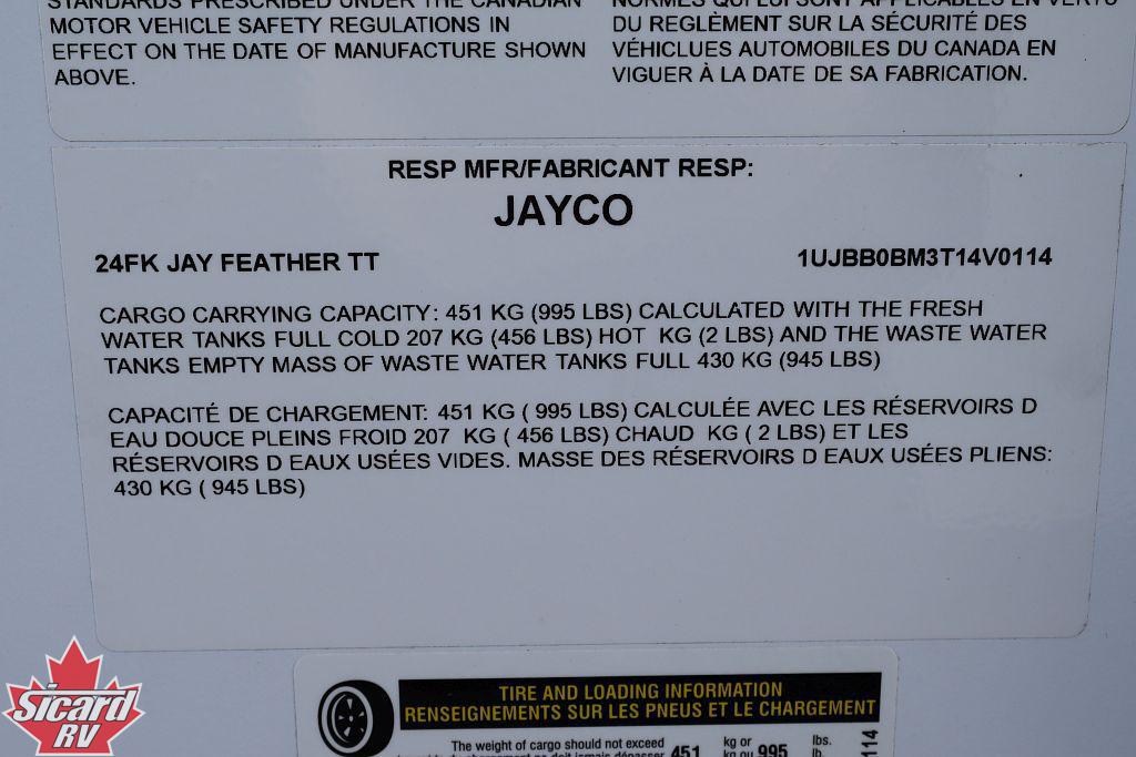 2026 JAYCO JAY FEATHER 24FK