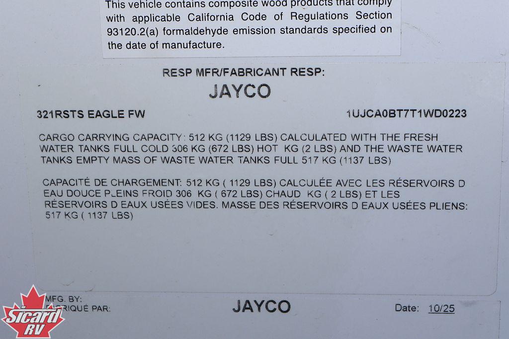 2026 JAYCO EAGLE 321RSTS