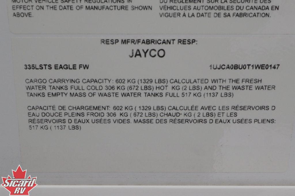 2026 JAYCO EAGLE 335LSTS