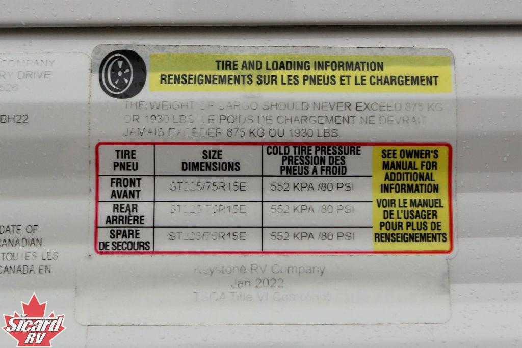 2022 KEYSTONE SPRINGDALE 303BH