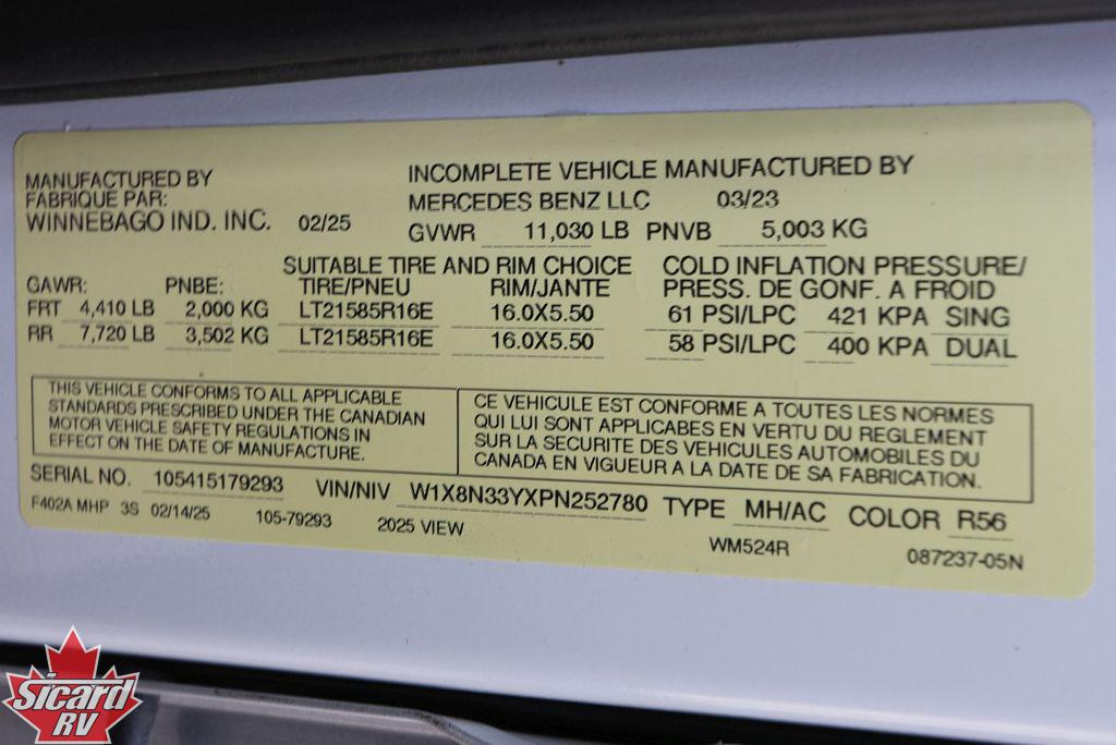2025 WINNEBAGO VIEW 24R