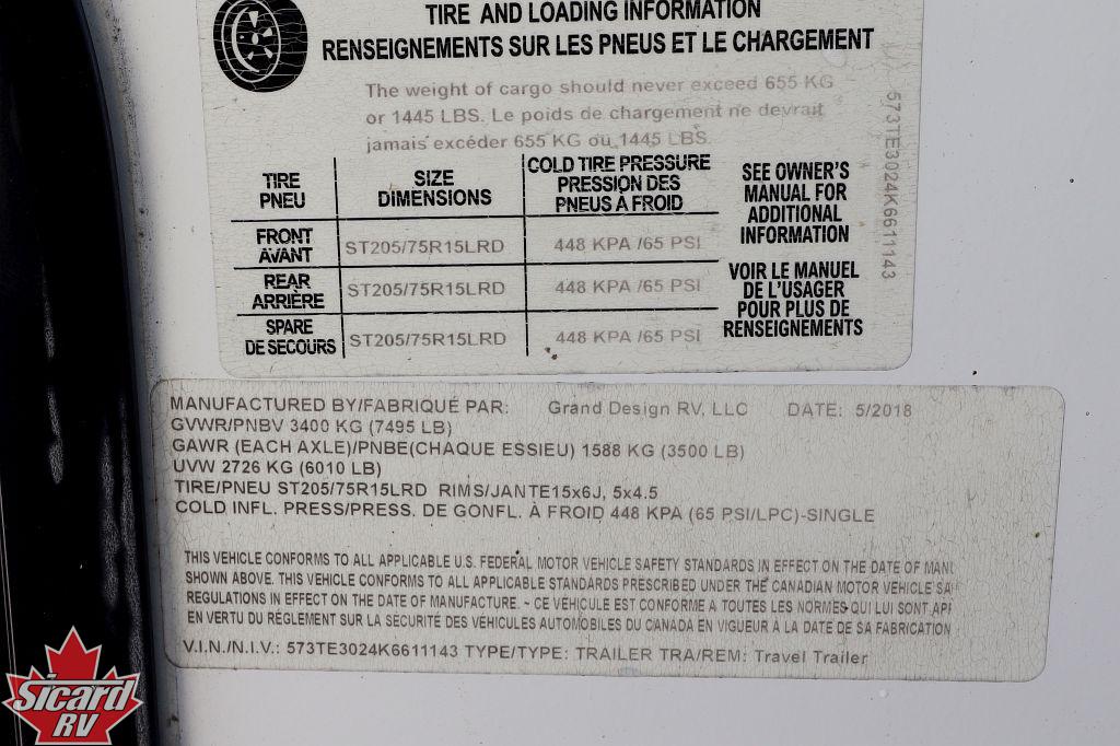 2019 GRAND DESIGN IMAGINE 2500RL