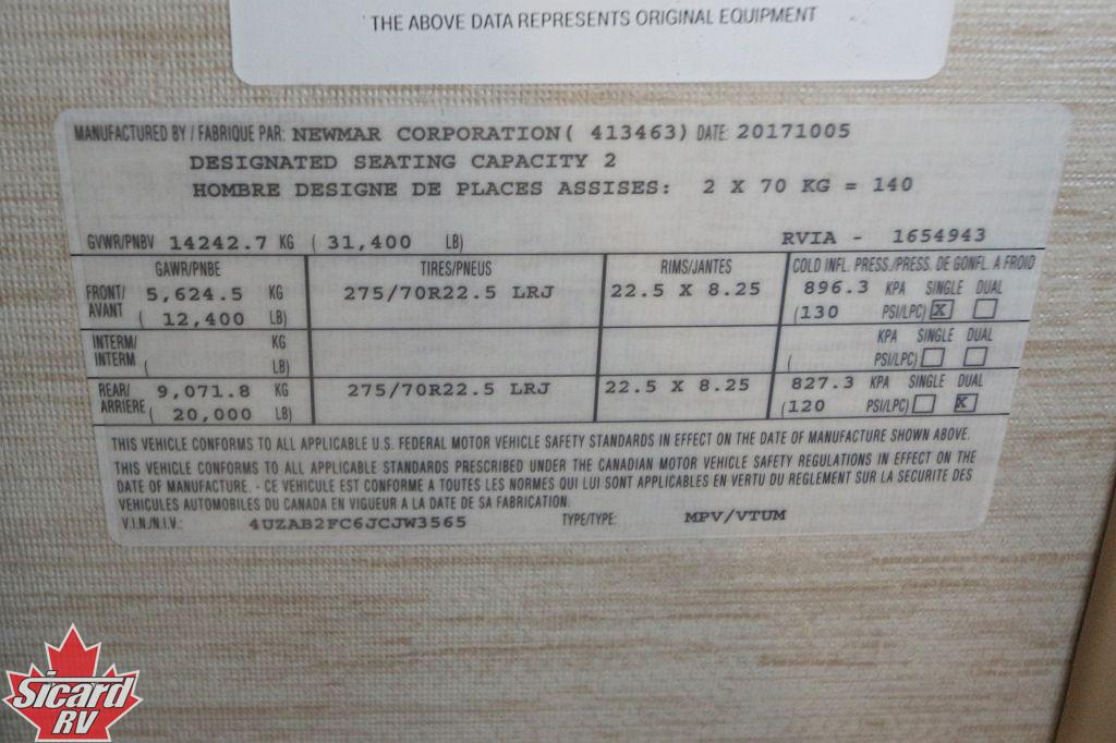 2018 NEWMAR VENTANA 3412