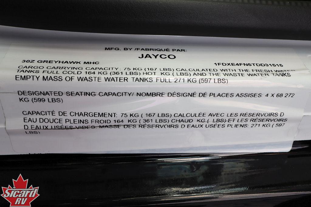 2026 JAYCO GREYHAWK 30Z