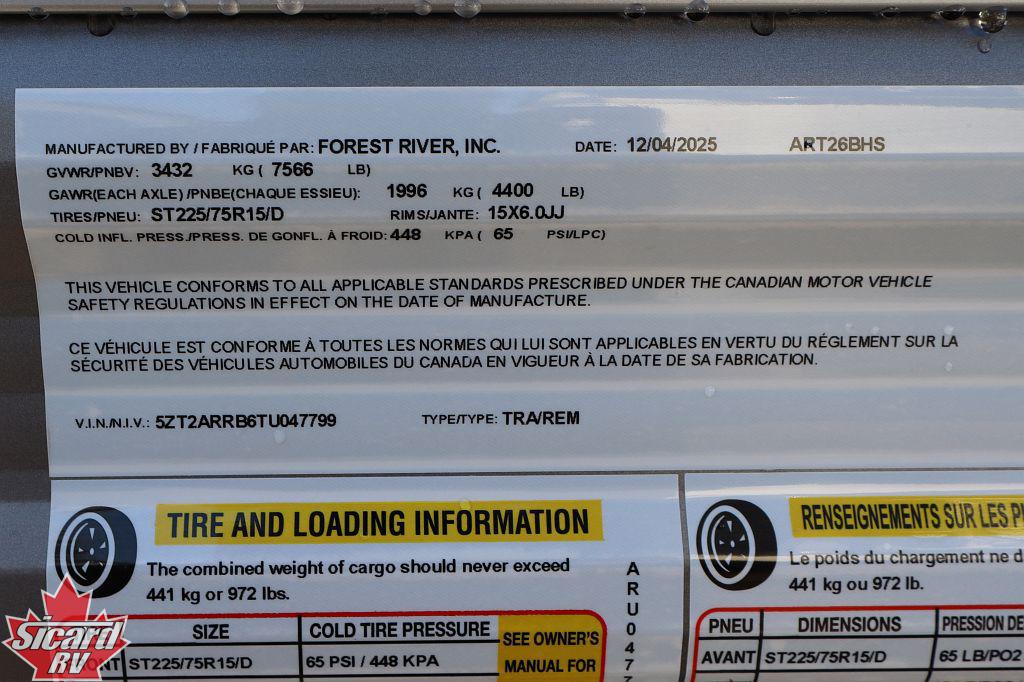 2026 FOREST RIVER AURORA 26BHS