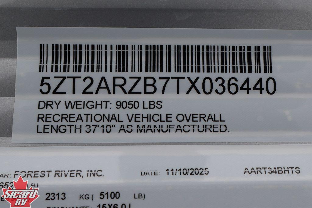2026 FOREST RIVER AURORA 34BHTS