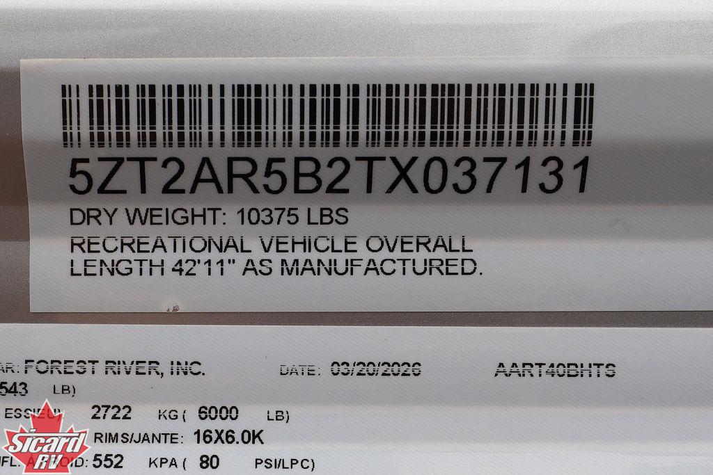 2026 FOREST RIVER AURORA 40BHTS