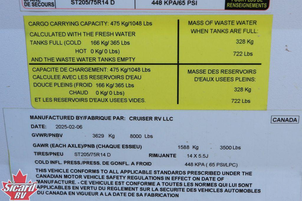 2025 CRUISER RV AVENIR 27BH