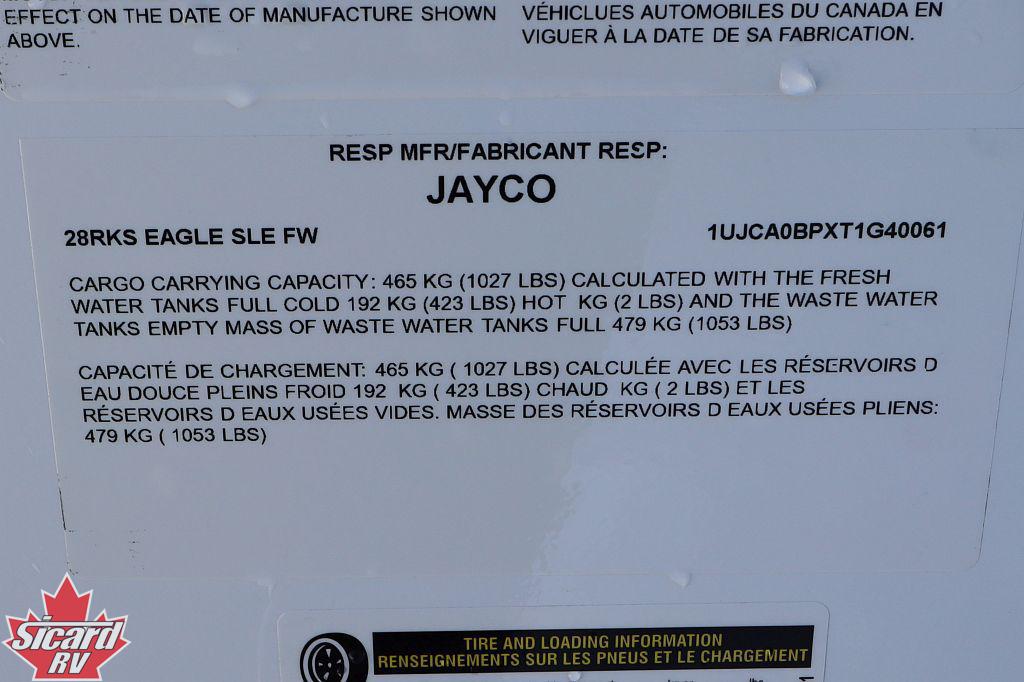 2026 JAYCO EAGLE SLE 28RKS