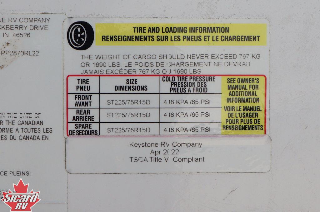 2022 KEYSTONE PASSPORT GT SERIES 2870RL