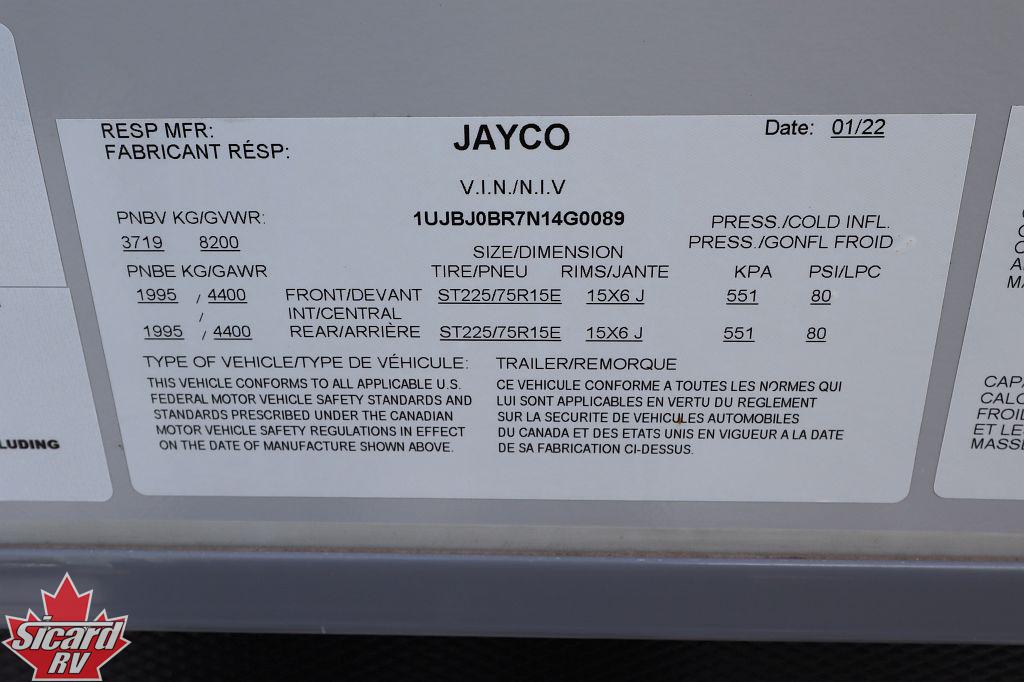 2022 JAYCO WHITE HAWK 27RK