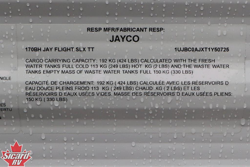 2026 JAYCO JAY FLIGHT SLX 170BH