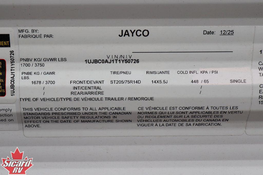 2026 JAYCO JAY FLIGHT SLX 170BH