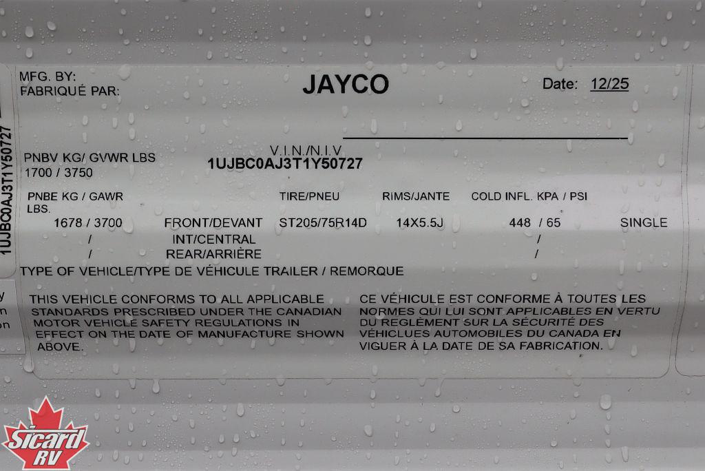 2026 JAYCO JAY FLIGHT SLX 170BH