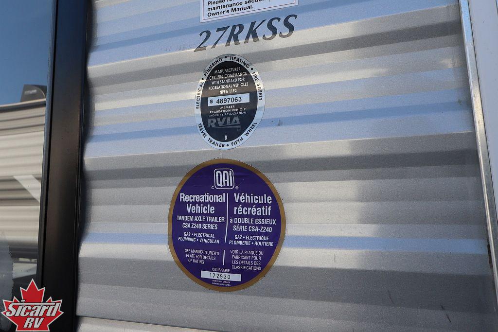 2018 FOREST RIVER SALEM 27RKSS