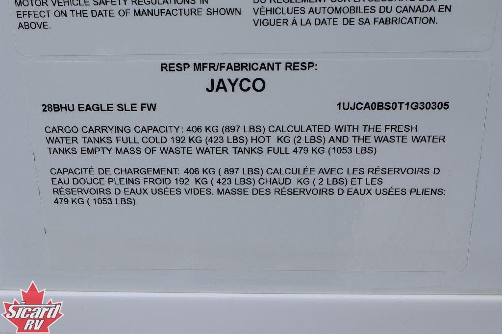 2026 JAYCO EAGLE SLE 28BHU