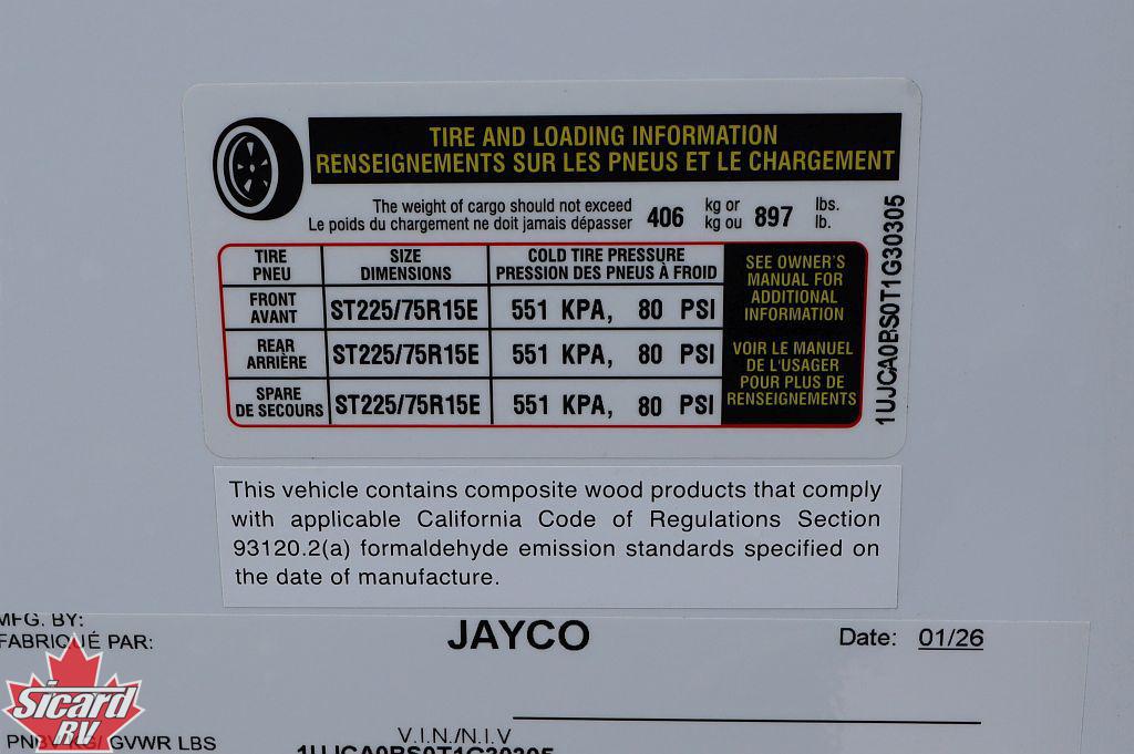 2026 JAYCO EAGLE SLE 28BHU