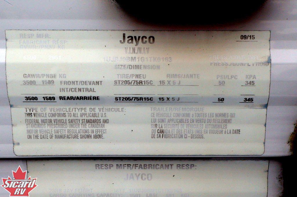 2016 JAYCO JAY FLIGHT 23RB