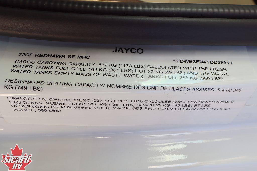 2026 JAYCO REDHAWK SE 22CF