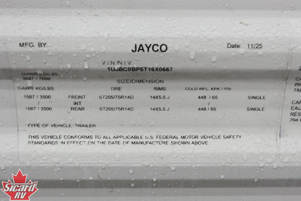 2026 JAYCO JAY FLIGHT SLX 261BHS