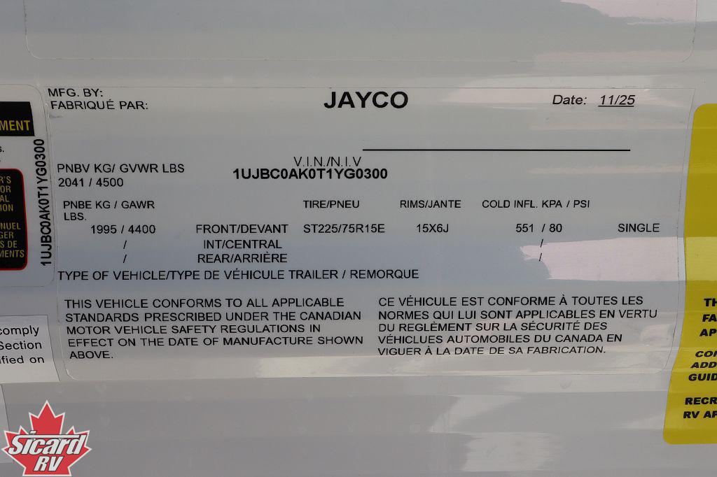 2026 JAYCO JAY FLIGHT SLX 175FQ