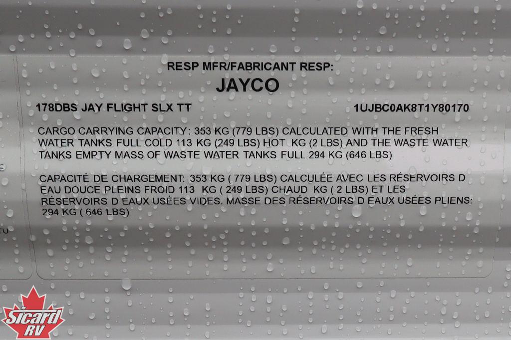 2026 JAYCO JAY FLIGHT SLX 178DBS