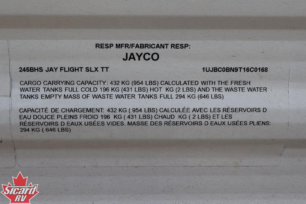 2026 JAYCO JAY FLIGHT SLX 245BHS