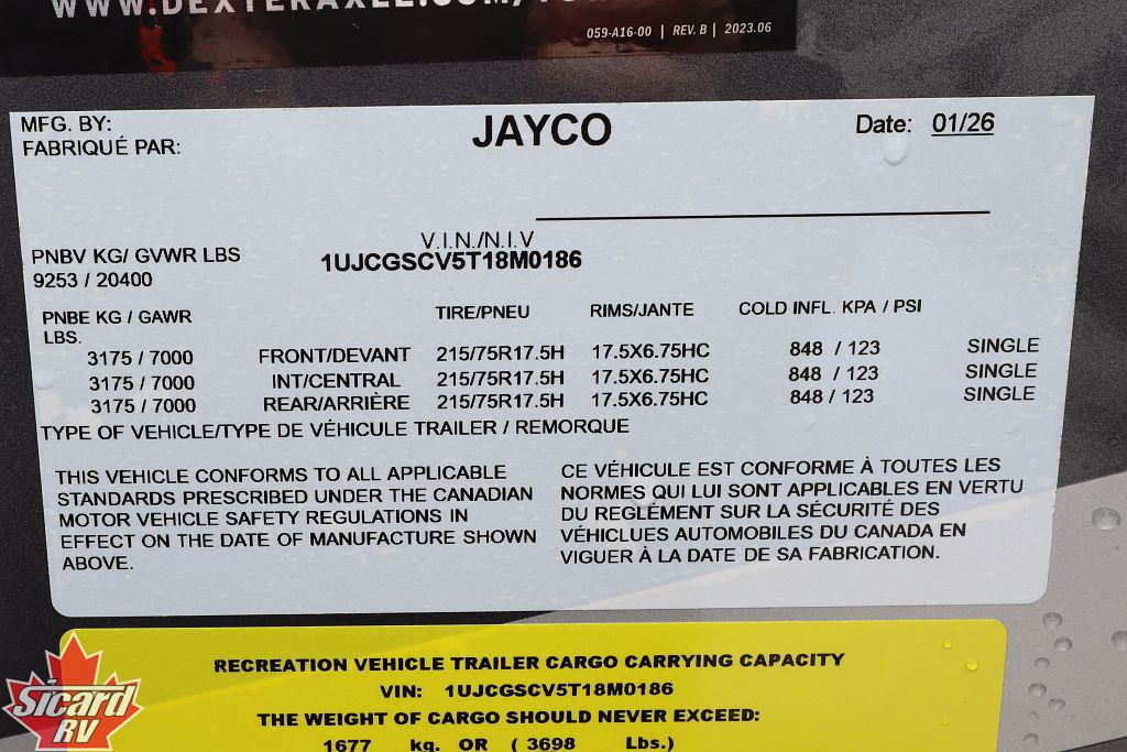 2026 JAYCO SEISMIC 399