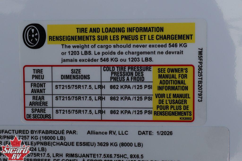 2026 ALLIANCE PARADIGM 310RL