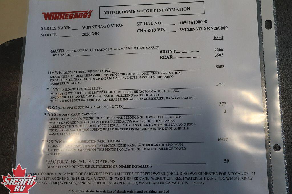 2026 WINNEBAGO VIEW 24R