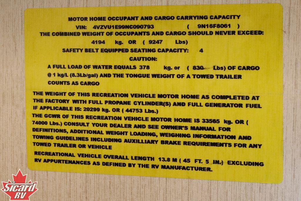 2022 ENTEGRA COACH CORNERSTONE 45F