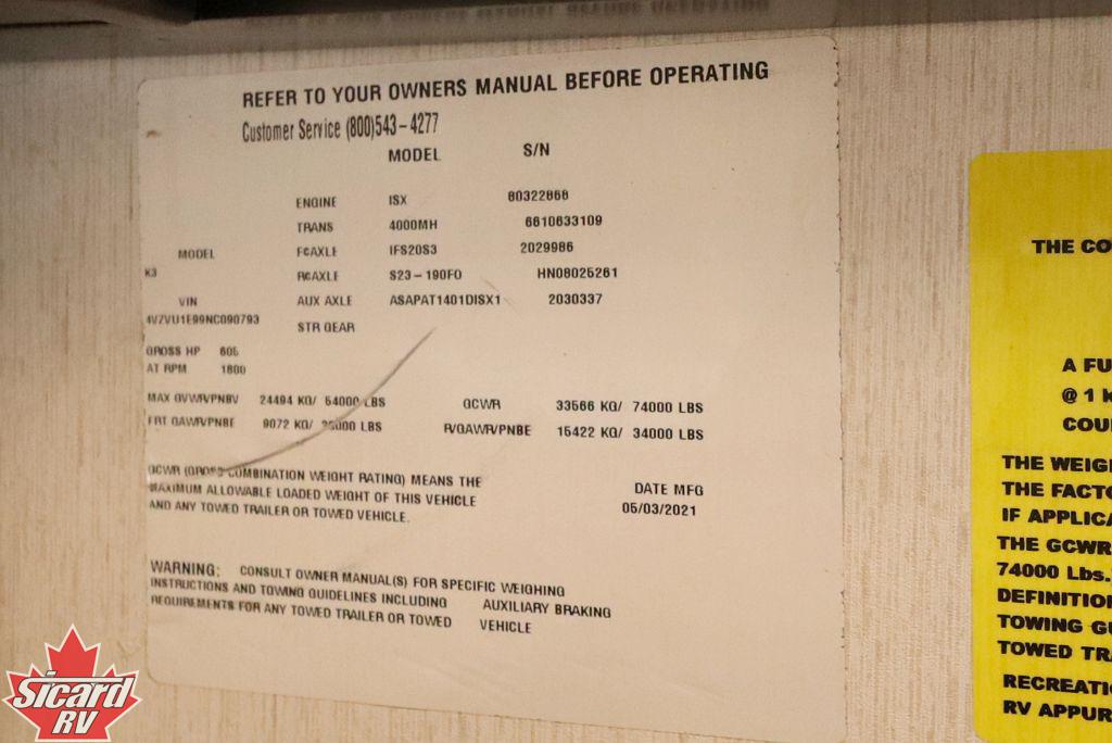 2022 ENTEGRA COACH CORNERSTONE 45F