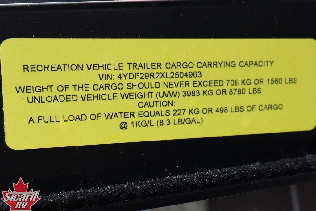 2020 KEYSTONE COUGAR HALF-TON 29RKS