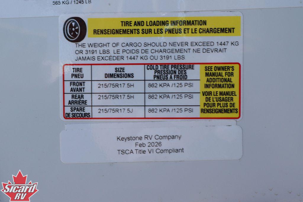 2026 KEYSTONE MONTANA 3100RL