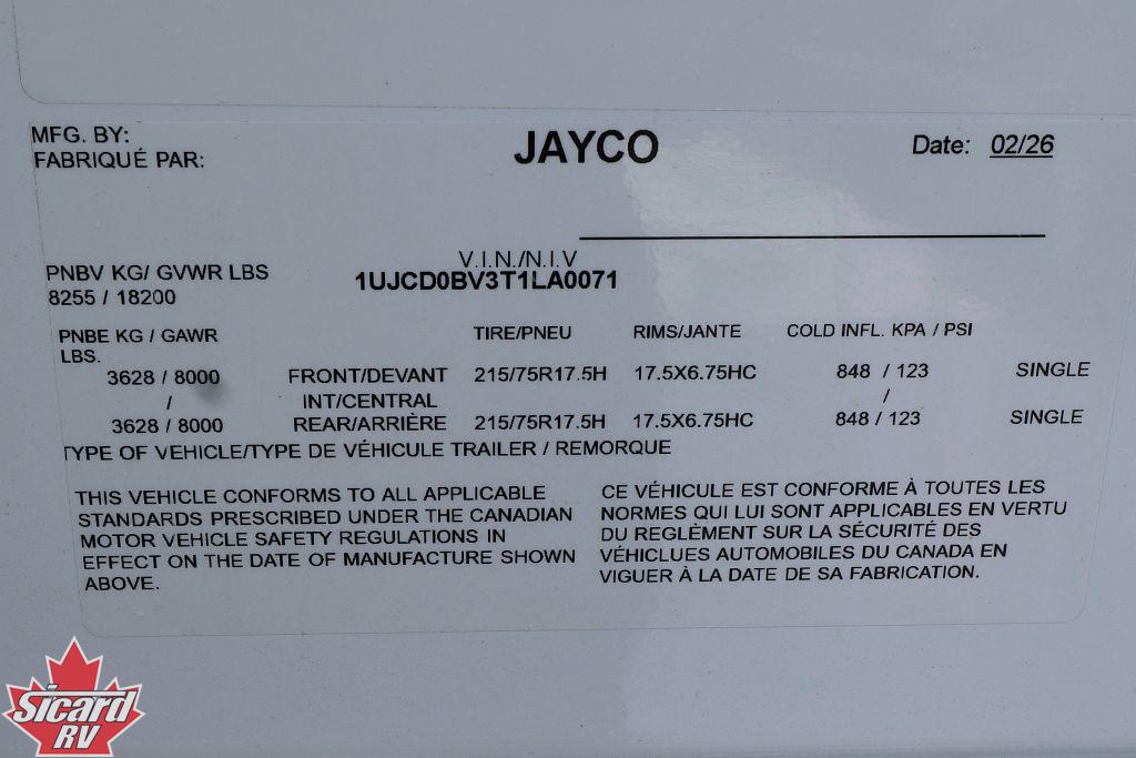 2026 JAYCO NORTH POINT 387FBTS