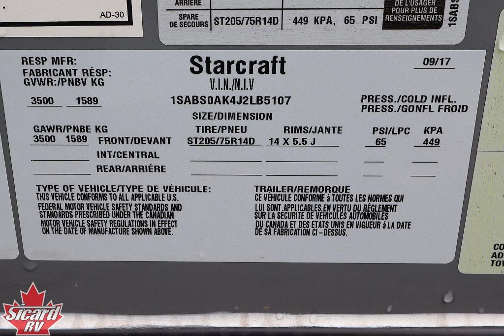 2018 STARCRAFT LAUNCH 17BH