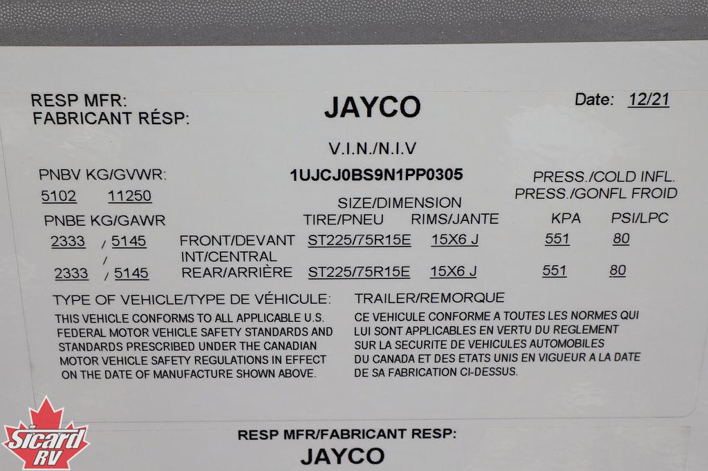 2022 JAYCO EAGLE HT 29.5BHDS