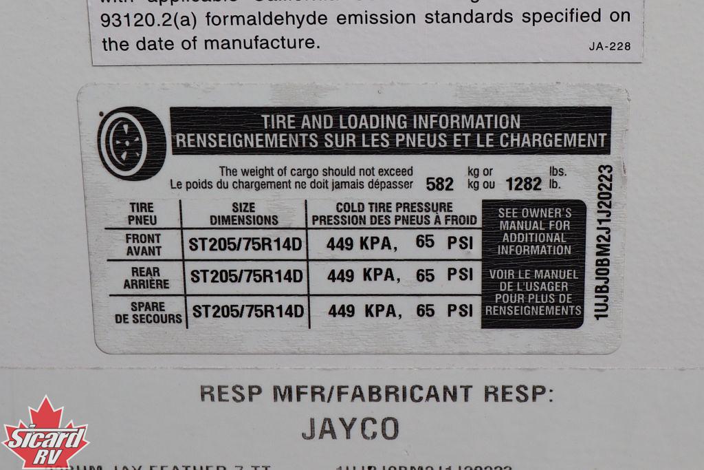 2018 JAYCO JAY FEATHER 7 22BHM