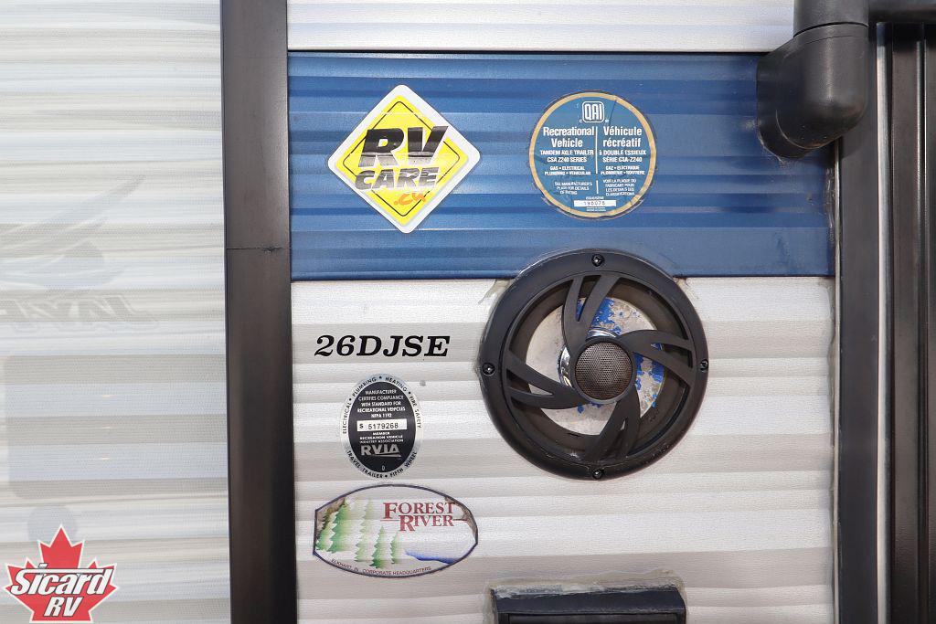 2019 FOREST RIVER GREY WOLF 26DJSE