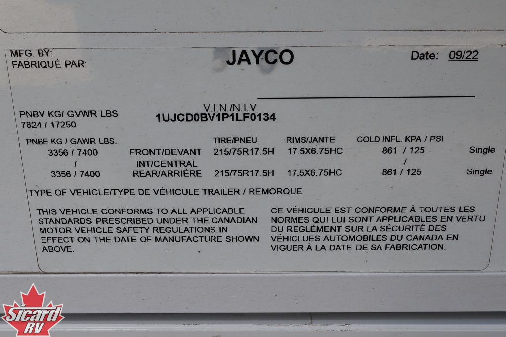 2023 JAYCO NORTH POINT 382FLRB