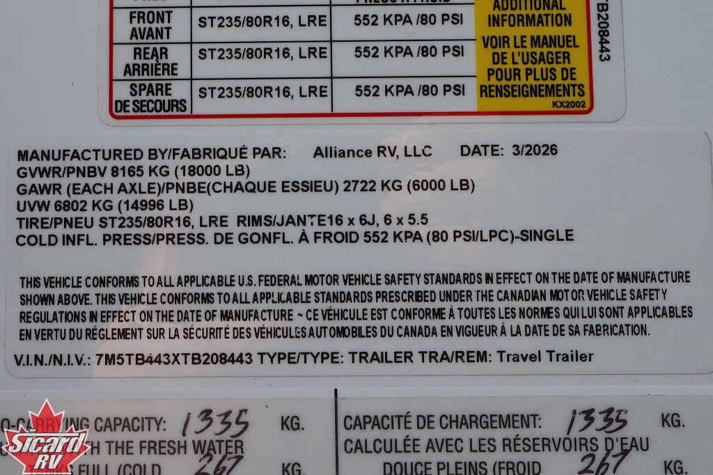 2026 ALLIANCE BENCHMARK 44LFT