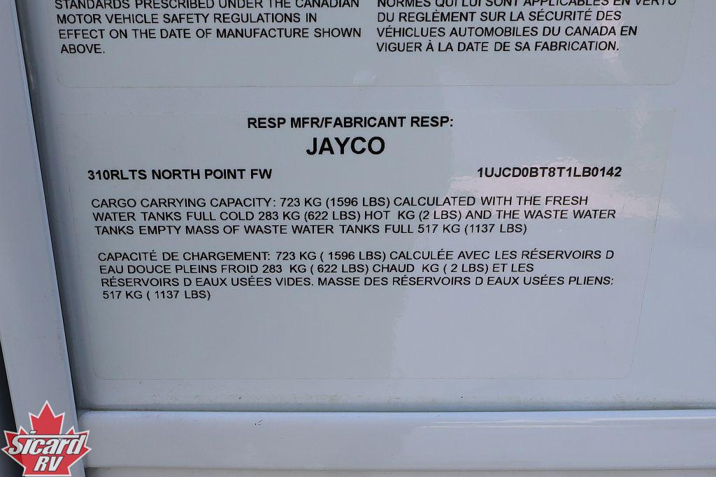 2026 JAYCO NORTH POINT 310RLTS