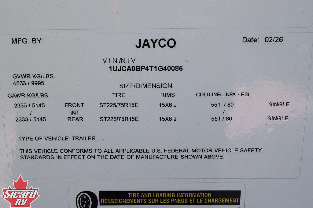 2026 JAYCO EAGLE SLE 28RKS