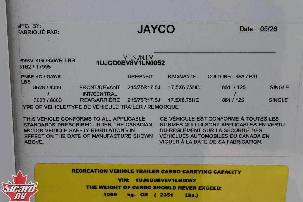 2027 JAYCO NORTH POINT 381CKRE