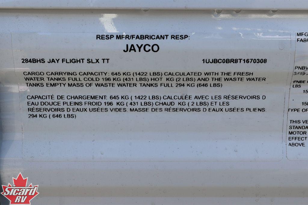 2026 JAYCO JAY FLIGHT SLX 284BHS