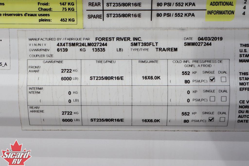 2020 FOREST RIVER SALEM VILLA 393FLT