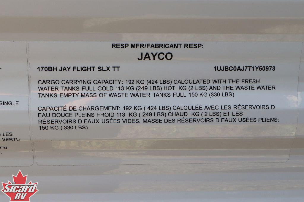 2026 JAYCO JAY FLIGHT SLX 170BH