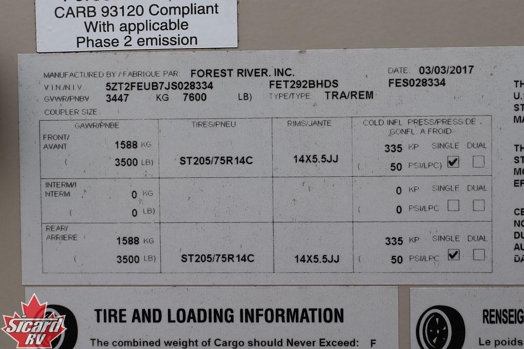 2018 COACHMEN FREEDOM EXPRESS 292BHDS