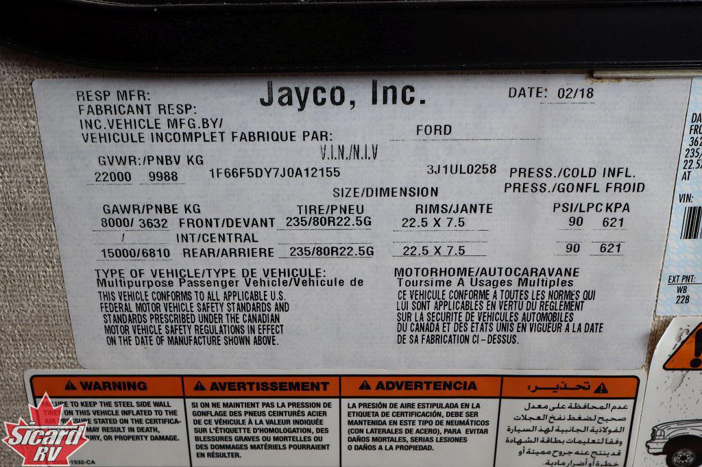 2018 JAYCO PRECEPT 31UL