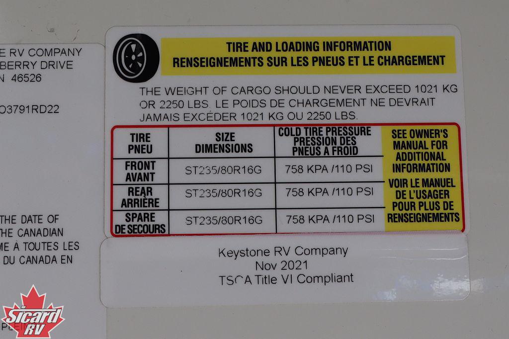 2022 KEYSTONE MONTANA 3791RD